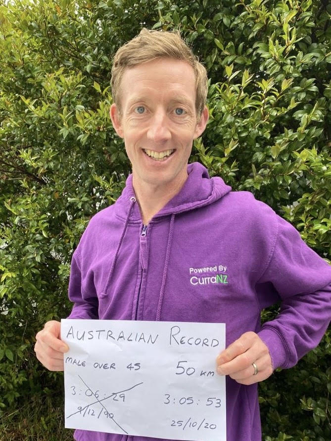 CurraNZ ambassador smashes 30-year-old Australian 50km record