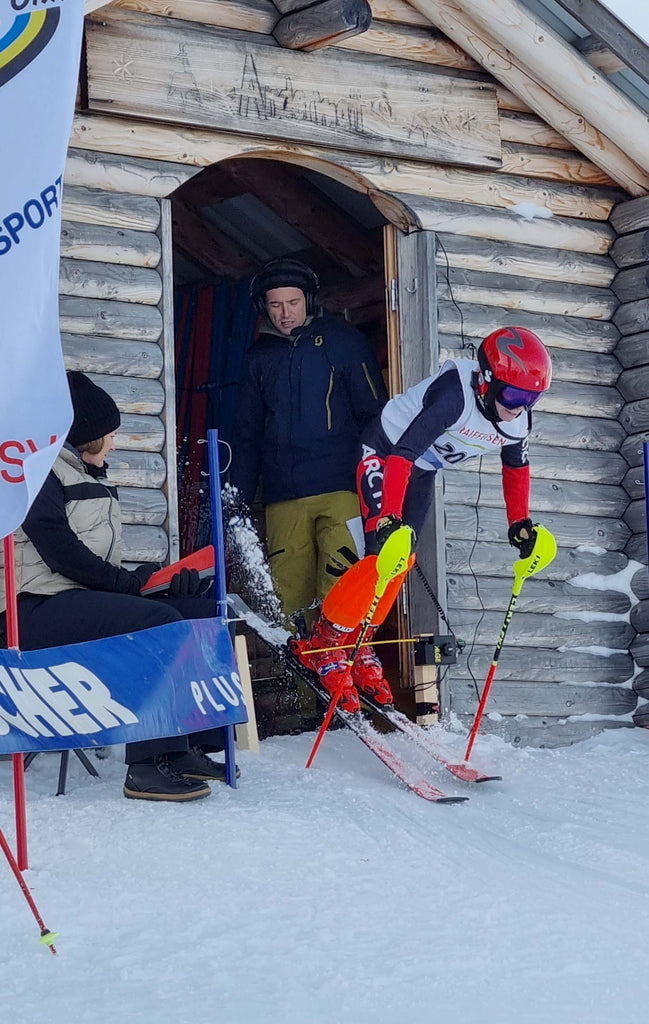 Young skier working his way up the ranks in Northern Hemisphere