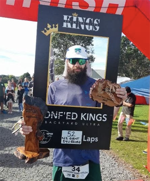 CurraNZ helps propel Anthony Kerr-Taylor to New Zealand backyard ultra record at Kings